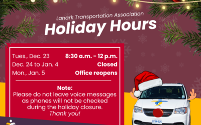 Holiday Hours – December 2025